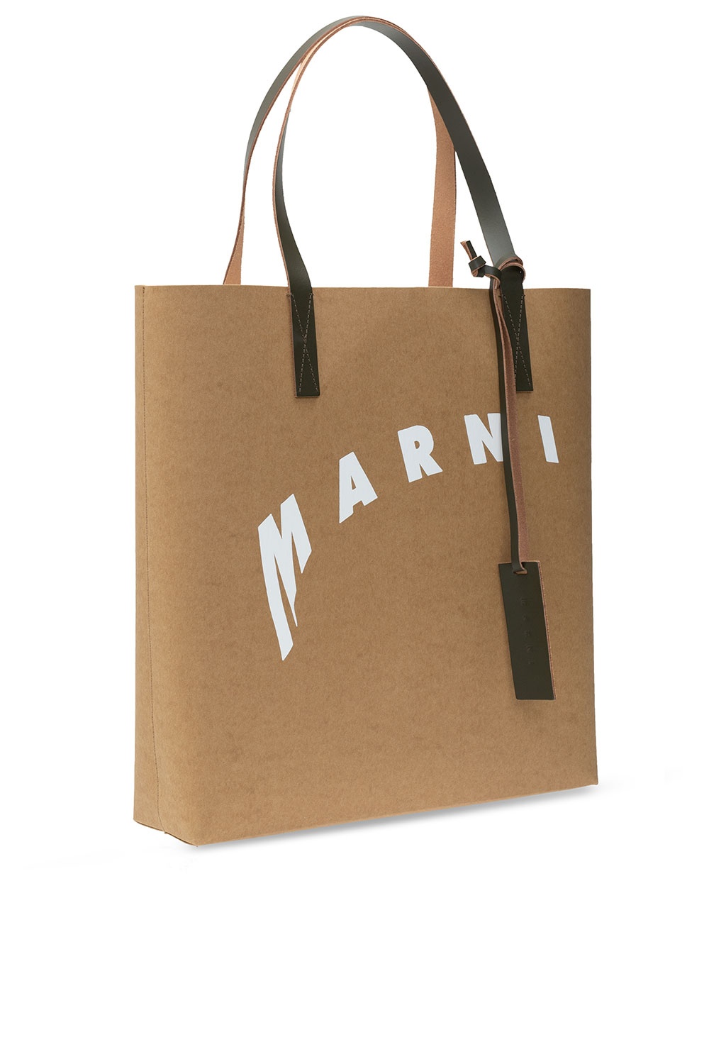 Brown Shopper bag with logo Marni - Vitkac Canada